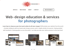 Tablet Screenshot of foregroundweb.com